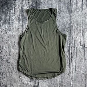 ASRV Mens Olive Green Tank Top